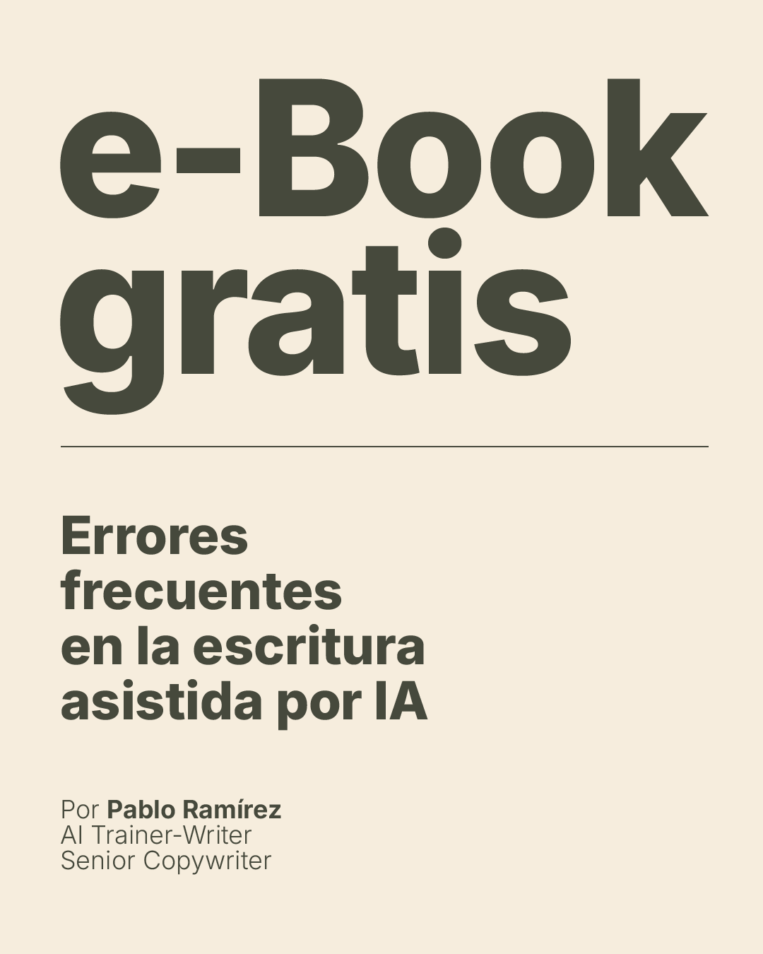 e-Book "Errores frecuentes en la escritura asistida por IA"